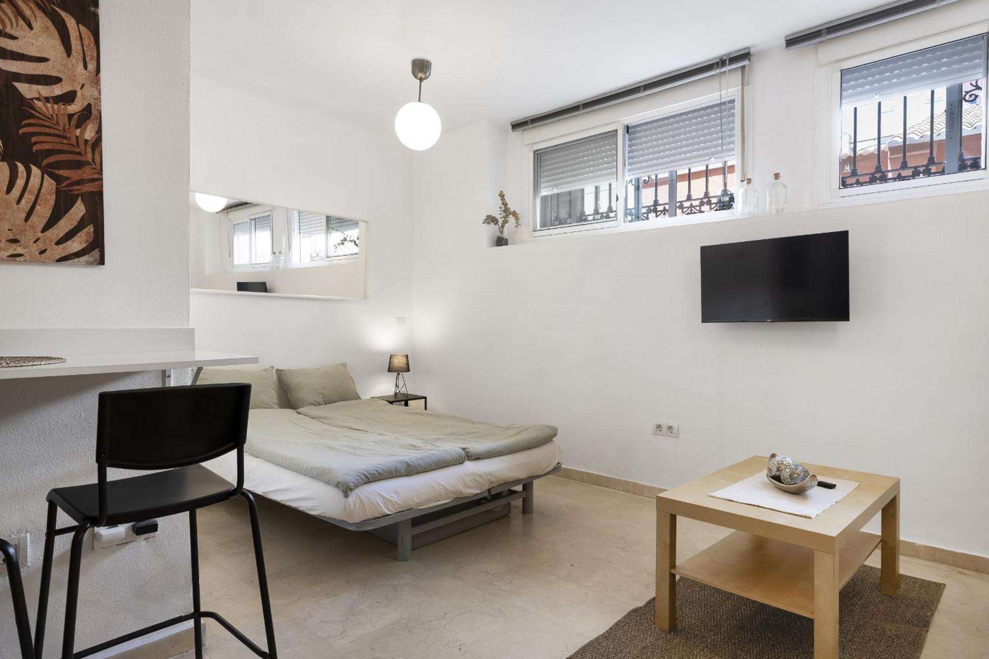 Cozy Central Studio In Pasaje Olletas Malaga Bagian luar foto